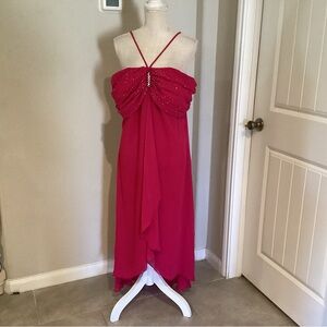 Vintage Eureka Elegant pink  Strapless Dress